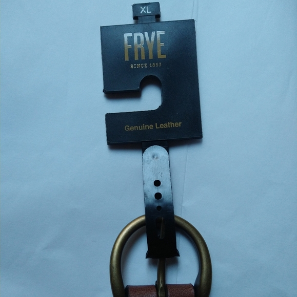 FRYE 30MM embroidered genuine leather women's belt - Picture 9 of 9